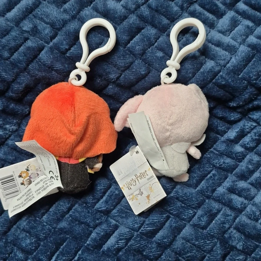 Harry Potter Ron Weasley & Dobby Plush Keychain Set, New With Tags - Picture 3 of 14